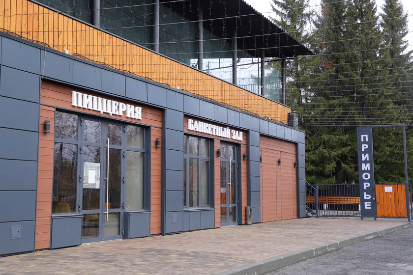 Территория пансионата «Приморье»